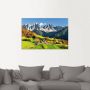 Artland Artprint Alpen bergen Santa Maddalena als artprint van aluminium artprint voor buiten artprint op linnen poster in verschillende maten. maten - Thumbnail 5