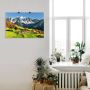 Artland Artprint Alpen bergen Santa Maddalena als artprint van aluminium artprint voor buiten artprint op linnen poster in verschillende maten. maten - Thumbnail 4