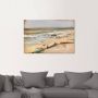 Artland Artprint Uitzicht vanaf de duin op de zee Noordwijk als artprint op linnen in verschillende maten - Thumbnail 2