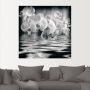 Artland Artprint Orchideeën monochroom als artprint op linnen muursticker in verschillende maten - Thumbnail 3