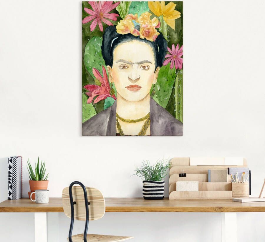 Artland Artprint Frida Kahlo I als artprint op linnen poster in verschillende formaten maten