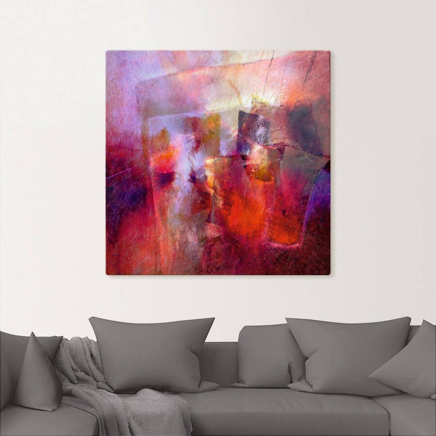 Artland Artprint Zomer abstract als artprint op linnen poster in verschillende formaten maten