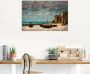 Artland Artprint Boten op het strand van Etretat. Rond 1872 75 als artprint op linnen poster in verschillende formaten maten - Thumbnail 3