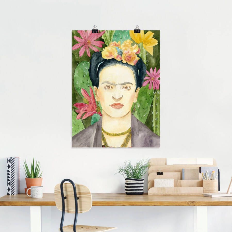 Artland Artprint Frida Kahlo I als artprint op linnen poster in verschillende formaten maten