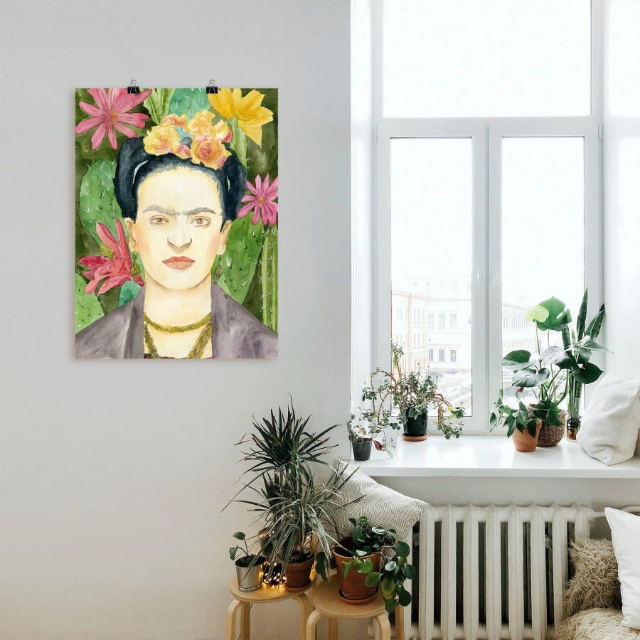 Artland Artprint Frida Kahlo I als artprint op linnen poster in verschillende formaten maten