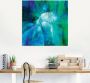 Artland Artprint Abstracte compositie in turquoise als artprint van aluminium artprint voor buiten artprint op linnen in verschillende maten - Thumbnail 3