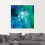 Artland Artprint Abstracte compositie in turquoise als artprint van aluminium artprint voor buiten artprint op linnen in verschillende maten - Thumbnail 4