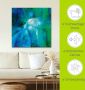 Artland Artprint Abstracte compositie in turquoise als artprint van aluminium artprint voor buiten artprint op linnen in verschillende maten - Thumbnail 4