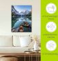 Artland Artprint Pragser Wildsee in Zuid-Tirol als artprint van aluminium artprint voor buiten artprint op linnen in verschillende maten - Thumbnail 5