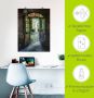 Artland Artprint Verlaten plek oude deur raam als artprint van aluminium artprint voor buiten artprint op linnen poster muursticker - Thumbnail 4