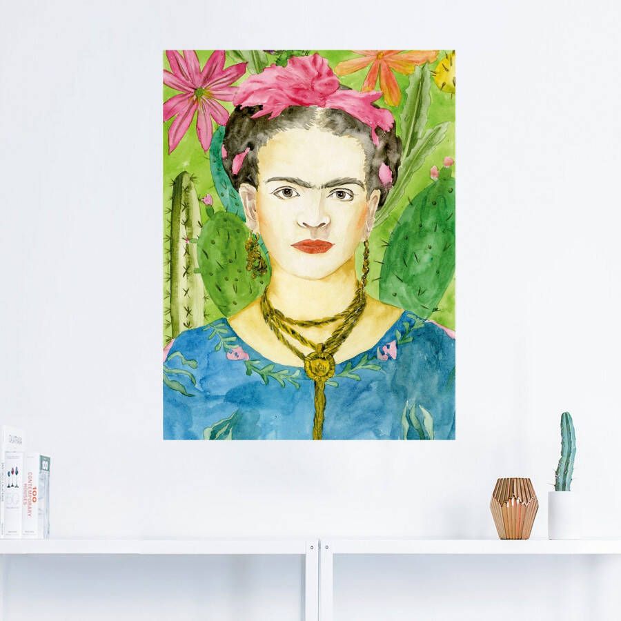 Artland Artprint Frida Kahlo II als artprint van aluminium artprint voor buiten artprint op linnen poster muursticker