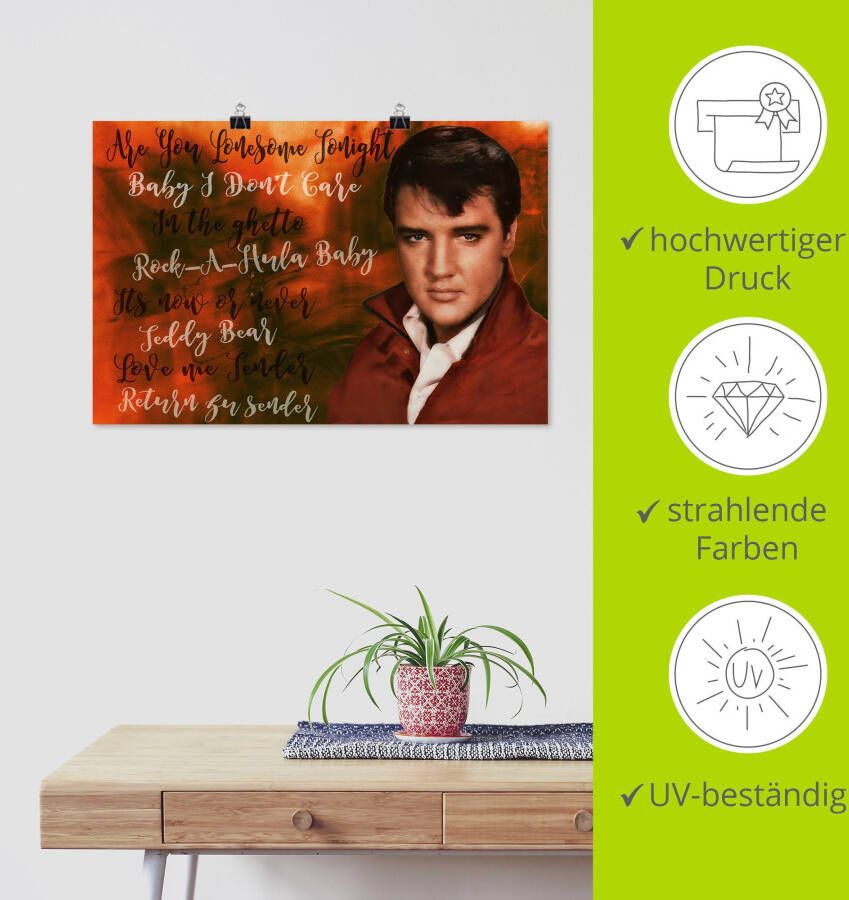 Artland Artprint als artprint van aluminium artprint voor buiten poster in diverse formaten