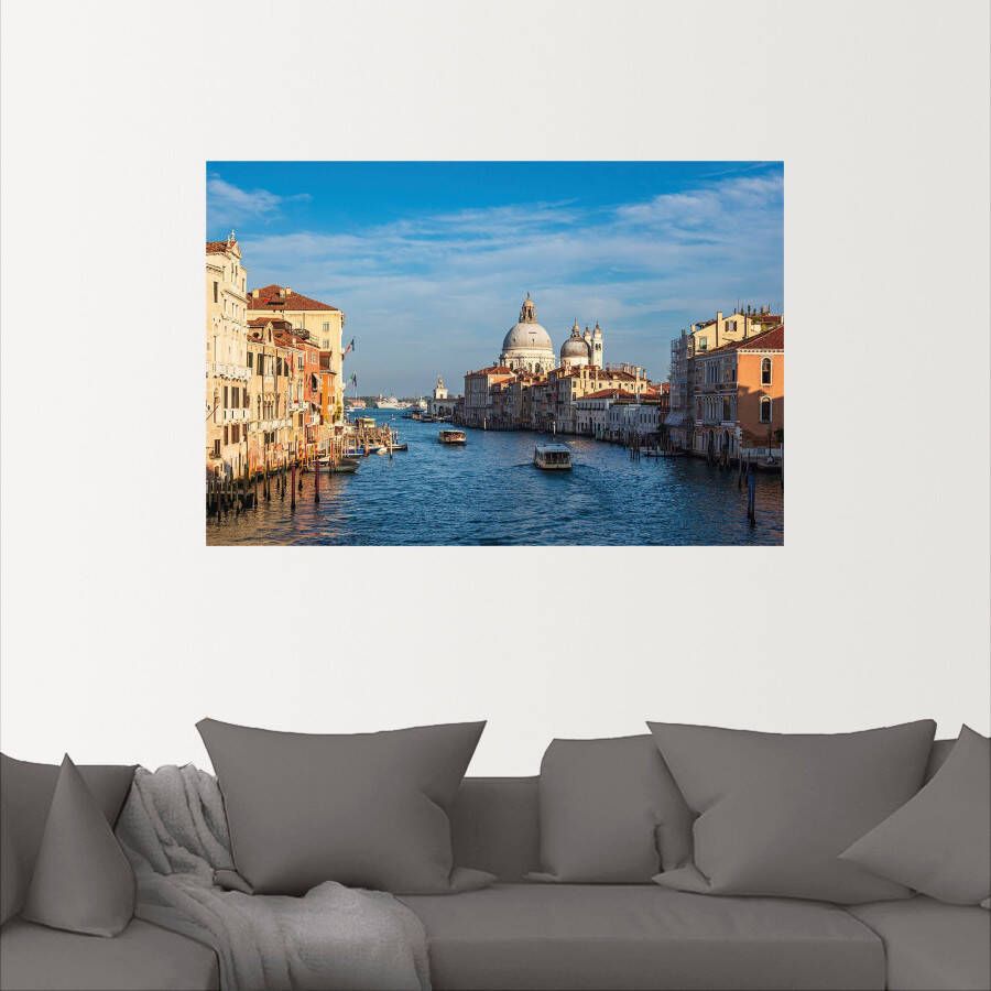 Artland Artprint Kerk Santa Maria della Salute Venetië als poster muursticker in verschillende maten