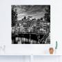 Artland Artprint Amsterdam avondidylle als artprint op linnen poster muursticker in verschillende maten - Thumbnail 2