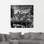 Artland Artprint Amsterdam avondidylle als artprint op linnen poster muursticker in verschillende maten - Thumbnail 2