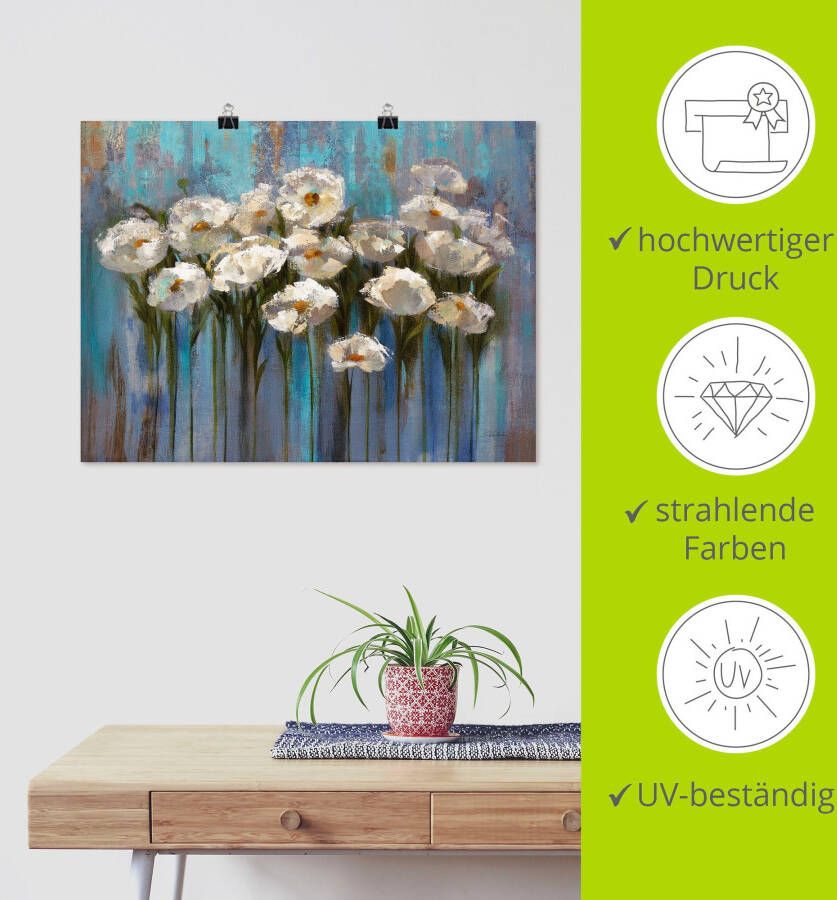 Artland Artprint Anemonen aan het meer als artprint op linnen poster in verschillende formaten maten