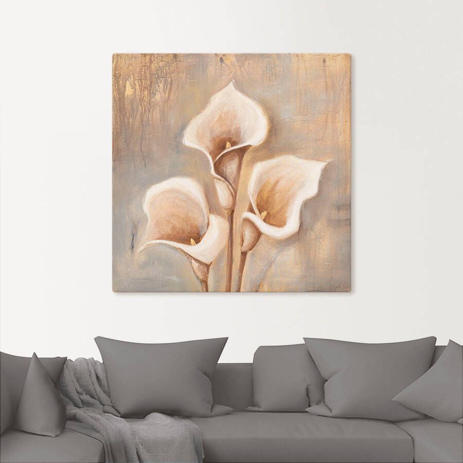 Artland Artprint Antieke bloemen als artprint van aluminium artprint voor buiten artprint op linnen poster muursticker