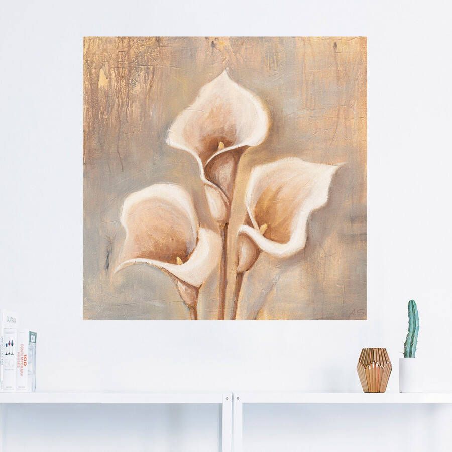 Artland Artprint Antieke bloemen als artprint van aluminium artprint voor buiten artprint op linnen poster muursticker