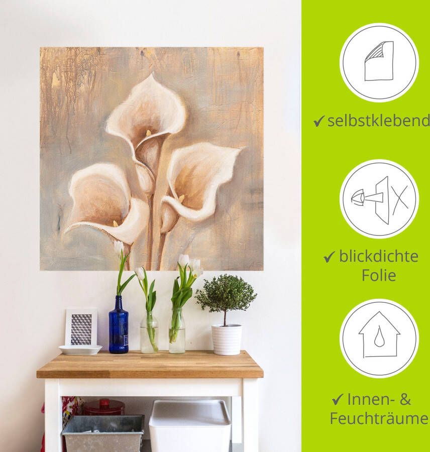 Artland Artprint Antieke bloemen als artprint van aluminium artprint voor buiten artprint op linnen poster muursticker