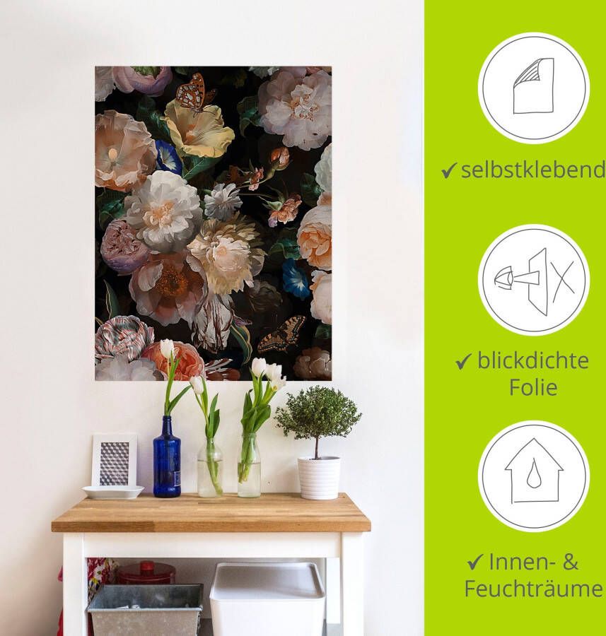 Artland Artprint Antieke Hollandse bloemen als artprint van aluminium artprint voor buiten artprint op linnen poster muursticker