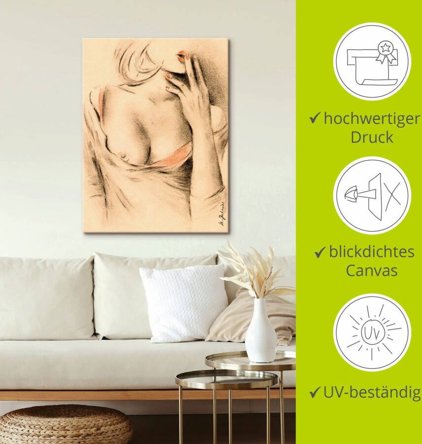 Artland Artprint Aphrodite de moderne als artprint op linnen poster muursticker in verschillende maten