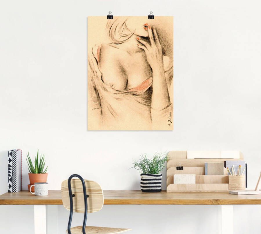 Artland Artprint Aphrodite de moderne als artprint op linnen poster muursticker in verschillende maten