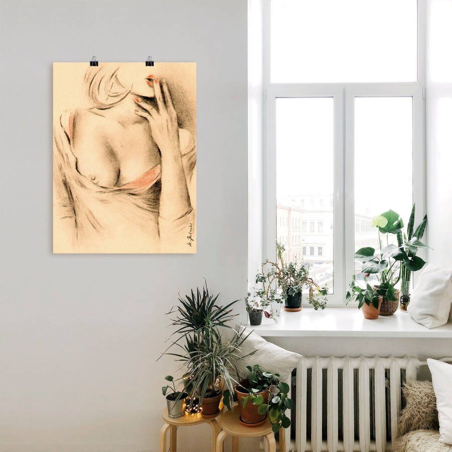 Artland Artprint Aphrodite de moderne als artprint op linnen poster muursticker in verschillende maten