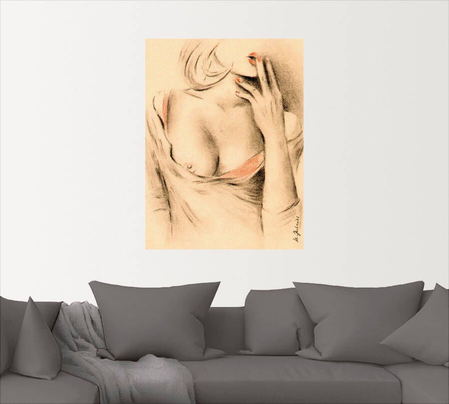 Artland Artprint Aphrodite de moderne als artprint op linnen poster muursticker in verschillende maten