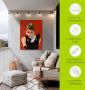 Artland Artprint Audrey Hepburn portret als artprint van aluminium artprint voor buiten artprint op linnen poster muursticker - Thumbnail 6