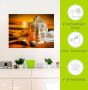 Artland Artprint Bad-accessoires met boeddha-standbeeld als artprint van aluminium artprint op linnen muursticker verschillende maten - Thumbnail 5