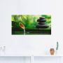 Artland Artprint Bamboebronnen en zen-steen als artprint van aluminium artprint voor buiten artprint op linnen poster muursticker - Thumbnail 2