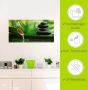 Artland Artprint Bamboebronnen en zen-steen als artprint van aluminium artprint voor buiten artprint op linnen poster muursticker - Thumbnail 5