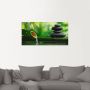 Artland Artprint Bamboebronnen en zen-steen als artprint van aluminium artprint voor buiten artprint op linnen poster muursticker - Thumbnail 2