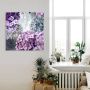 Artland Artprint Blauw en grijs hortensia als artprint van aluminium artprint voor buiten artprint op linnen poster in verschillende maten. maten - Thumbnail 3