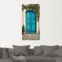 Artland Artprint Blauwe deur met klimrozen als artprint van aluminium artprint voor buiten artprint op linnen poster muursticker - Thumbnail 2