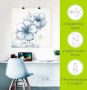 Artland Artprint Blauwe papaver als artprint op linnen poster muursticker in verschillende maten - Thumbnail 5