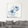 Artland Artprint Blauwe papaver als artprint op linnen poster muursticker in verschillende maten - Thumbnail 4