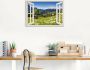 Artland Artprint Blik uit het venster Beierse Alpen als artprint van aluminium artprint op linnen muursticker of poster in verschillende maten - Thumbnail 2