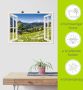 Artland Artprint Blik uit het venster Beierse Alpen als artprint van aluminium artprint op linnen muursticker of poster in verschillende maten - Thumbnail 6