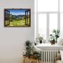 Artland Artprint Blik uit het venster Beierse Alpen als artprint van aluminium artprint voor buiten artprint op linnen poster muursticker - Thumbnail 2