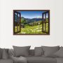 Artland Artprint Blik uit het venster Beierse Alpen als artprint van aluminium artprint voor buiten artprint op linnen poster muursticker - Thumbnail 4