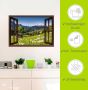 Artland Artprint Blik uit het venster Beierse Alpen als artprint van aluminium artprint voor buiten artprint op linnen poster muursticker - Thumbnail 5