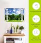 Artland Artprint Blik uit het venster groen bos als poster muursticker in verschillende maten - Thumbnail 6