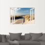 Artland Artprint Blik uit het venster Noordzeestrand op Langeoog als artprint op linnen poster muursticker in verschillende maten - Thumbnail 3