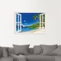 Artland Artprint Blik uit het venster paradijs als artprint van aluminium artprint voor buiten artprint op linnen poster muursticker - Thumbnail 4