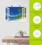 Artland Artprint Blik uit het venster paradijs als artprint van aluminium artprint voor buiten artprint op linnen poster muursticker - Thumbnail 6