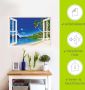 Artland Artprint Blik uit het venster paradijs als artprint van aluminium artprint voor buiten artprint op linnen poster muursticker - Thumbnail 5