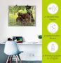 Artland Artprint Blik uit het venster pony met kind als artprint op linnen poster muursticker in verschillende maten - Thumbnail 4