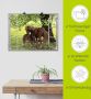 Artland Artprint Blik uit het venster pony met kind als artprint op linnen poster muursticker in verschillende maten - Thumbnail 5