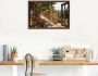 Artland Artprint Blik uit het venster rozen op balkon Toscane als artprint van aluminium artprint voor buiten artprint op linnen poster muursticker - Thumbnail 3